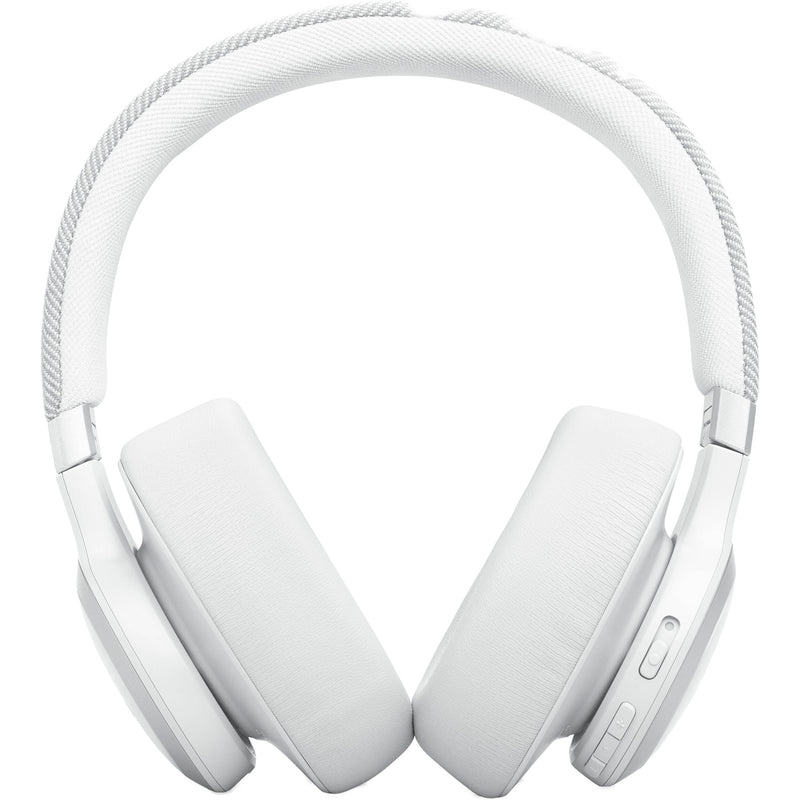 JBL Live 670NC Noise-Cancelling On-Ear Wireless Headphones (White)