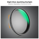 K&F Concept Nano-C Series 4 to 8-Point Variable Star Filter (62mm)