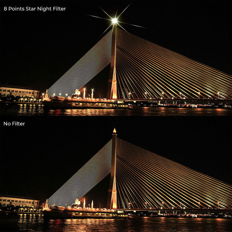 K&F Concept Nano-C Series 4 to 8-Point Variable Star Filter (49mm)