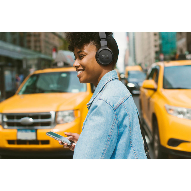 JBL Tune 670NC Wireless Noise-Cancelling On-Ear Headphones (Black)