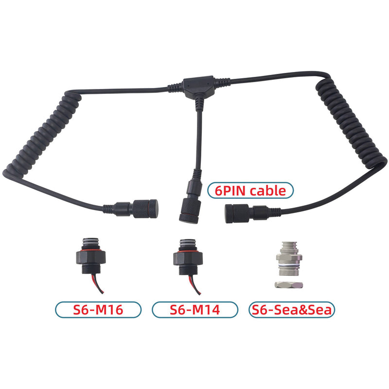 Scubalamp 6-Pin Cable Set
