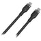 HYPER USB-C 2.0 Male Silicone 240W Charging Cable (6.6', Black)