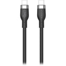 HYPER USB-C 2.0 Male Silicone 240W Charging Cable (3.3', Black)