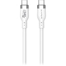 HYPER USB-C 2.0 Male Silicone 240W Charging Cable (6.6', White)