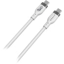 HYPER USB-C 2.0 Male Silicone 240W Charging Cable (6.6', White)