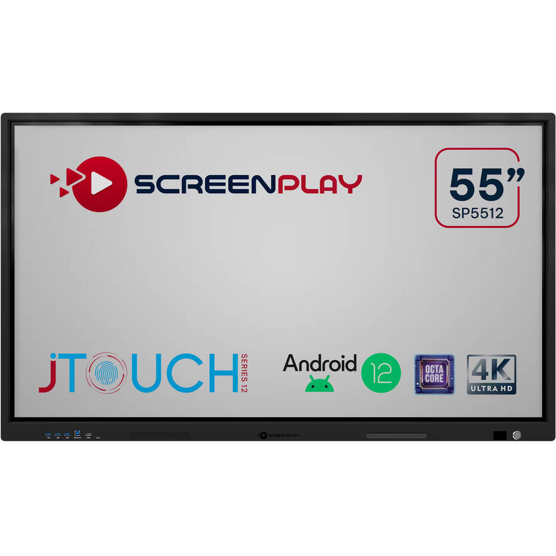 ScreenPlay JTouch Series 12 55" UHD 4K Touchscreen Commercial Monitor