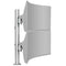 Atdec Heavy-Duty Dual-Monitor Vertical Stack Desktop Mount (White)