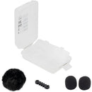 Bubblebee Industries The Outdoor Mic Kit for Sennheiser ME 2-II Lavalier (Black)