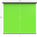KHOMO GEAR Pull-Down Backdrop (Chroma-Key Green, 84 x 84")