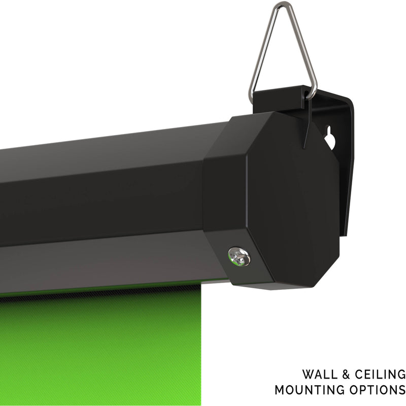KHOMO GEAR Pull-Down Backdrop (Chroma-Key Green, 84 x 84")