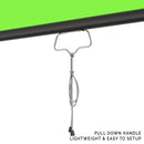 KHOMO GEAR Pull-Down Backdrop (Chroma-Key Green, 84 x 84")
