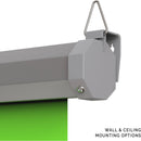 KHOMO GEAR Pull-Down Backdrop (Chroma-Key Green, 84 x 84")