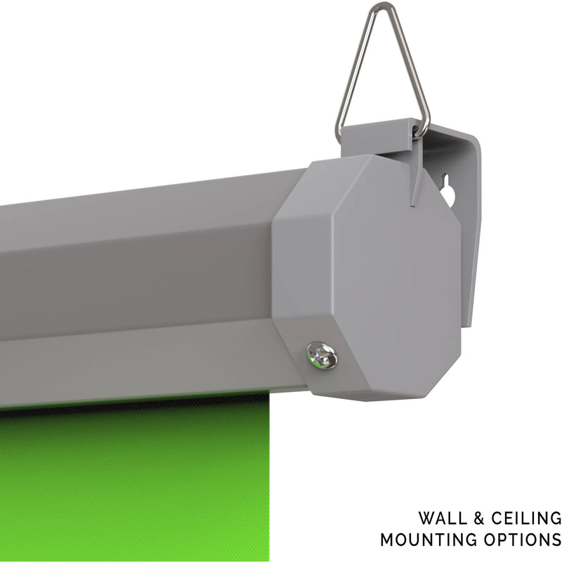 KHOMO GEAR Pull-Down Backdrop (Chroma-Key Green, 84 x 84")
