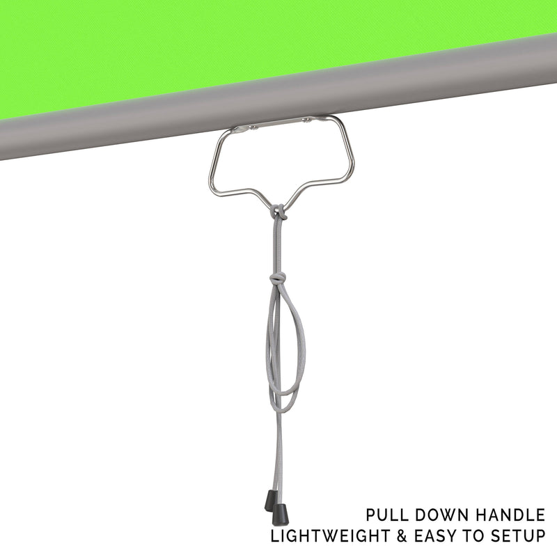 KHOMO GEAR Pull-Down Backdrop (Chroma-Key Green, 84 x 84")