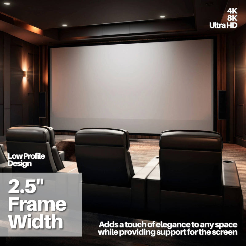 KHOMO GEAR GER-1273 98 x 174" Fixed-Frame Projector Screen