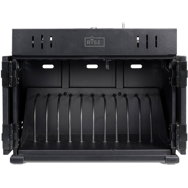 Rise K12 C12 12-Unit Charging Cabinet (Black)