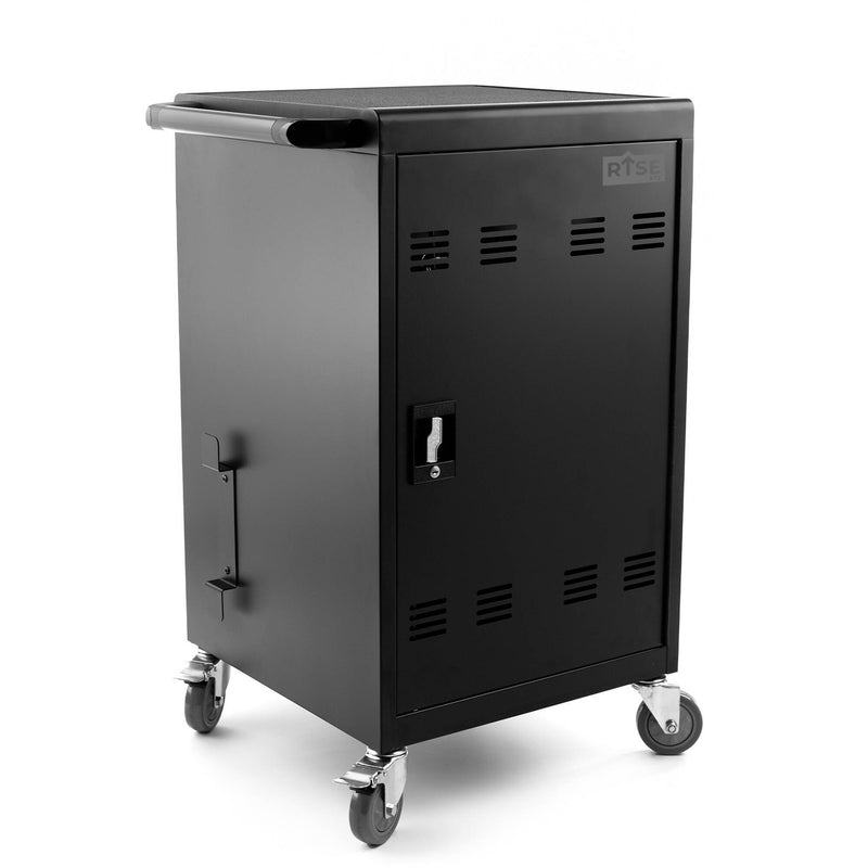 Rise K12 S30 30-Unit Smart Charging Cart (Black)