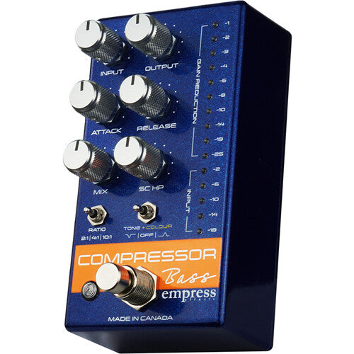 Empress Effects Bass Compressor Dynamics FX Pedal (Blue)