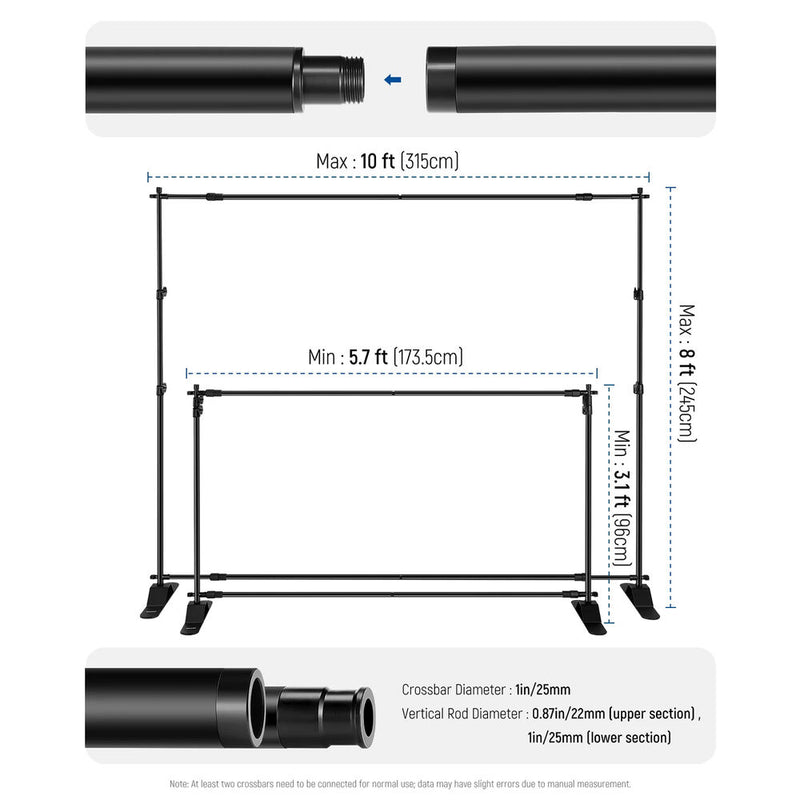 Neewer NK-ST300 Backdrop Stand (10 x 8')