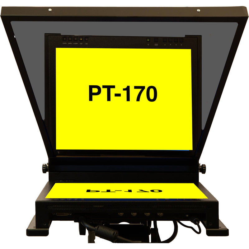 Mirror Image PT-170 SDI Superbright PTZ Teleprompter with Pan-Tilt Camera Mount (17")