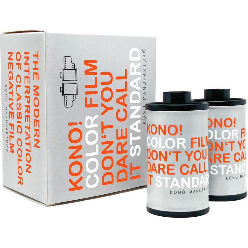 KONO Color 400 Color Negative Film (35mm Roll Film, 36 Exposures, 2-Pack)