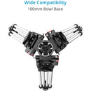 Proaim Heavy-Duty 100mm Tripod Legs with Ground Spreader