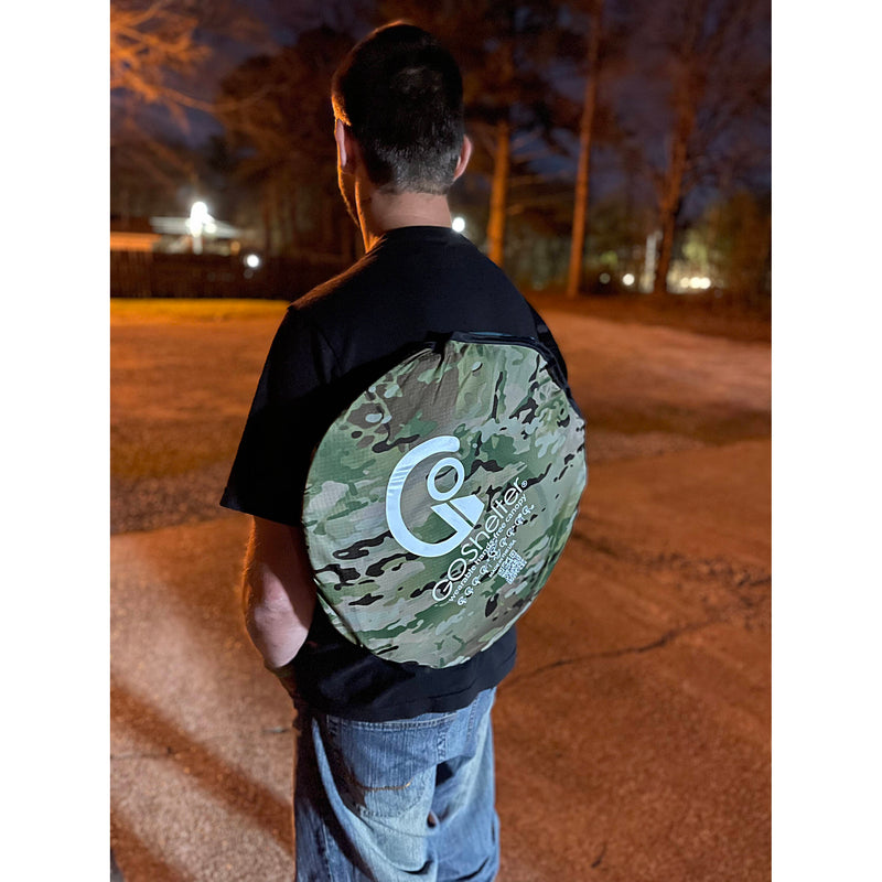 GoShelter Hands-Free Canopy (Stealth Multicam Camo)