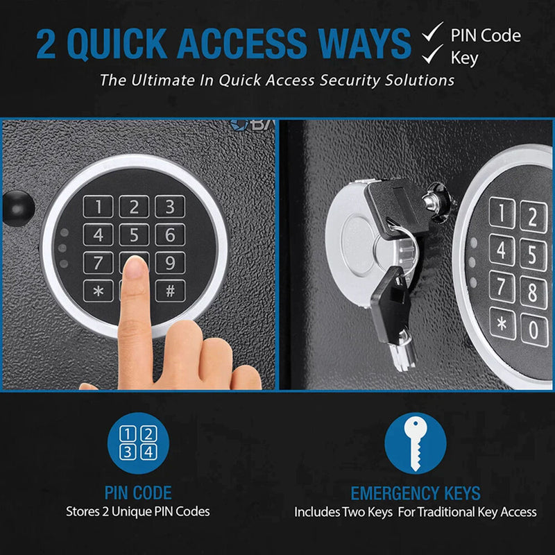 Barska Security Safe with Digital Keypad (0.22 ft&sup3;)