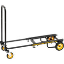 RockNRoller Multi-Cart 8-in-1 Equipment Transporter R2RT Micro (Black)