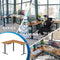 Mount-It! Large Height Adjustable L-Shaped Corner Sit-Stand Desk (Rustic Brown)
