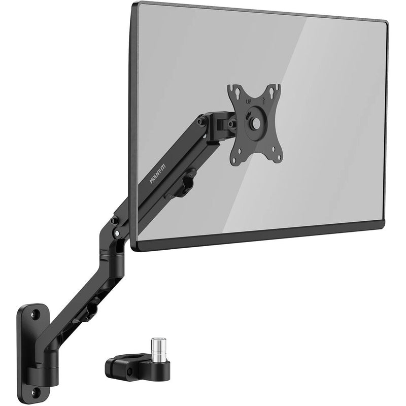 Mount-It! MI-1765 Counterbalance Monitor Arm for Wall and Pole Mounting for 17 to32" Displays
