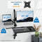 Mount-It! MI-1765KB Counterbalance Keyboard Tray Arm for Wall and Pole Mounting