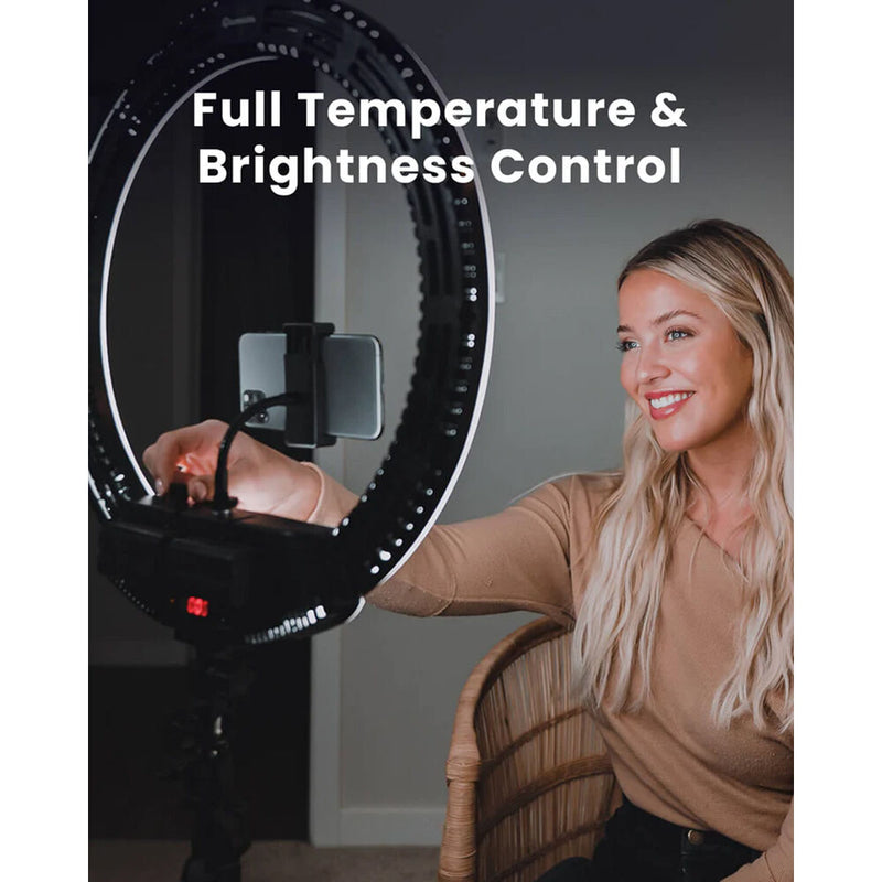 Lume Cube 18" LED Ring Light with Smartphone Holder