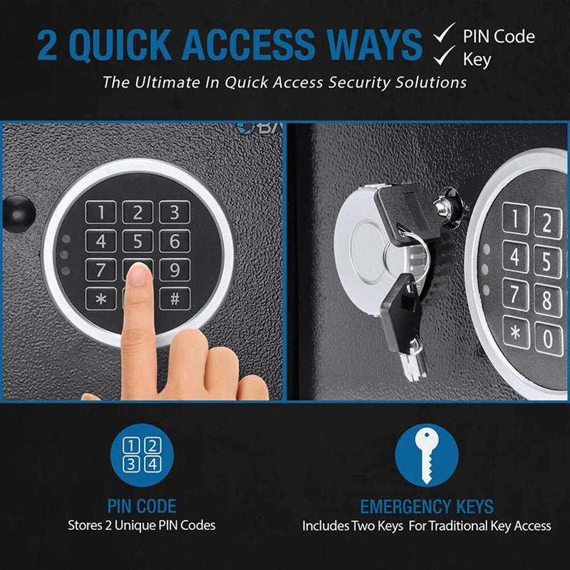 Barska Security Safe with Digital Keypad (0.41 ft&sup3;)
