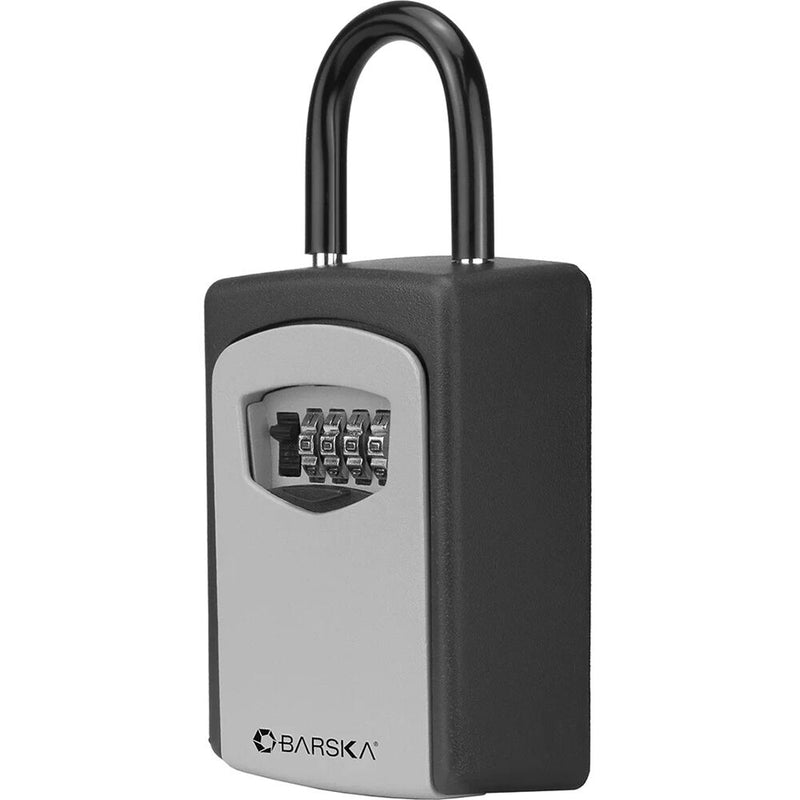 Barska Combination Key Lock Box with Door Hanger and Wall Mount