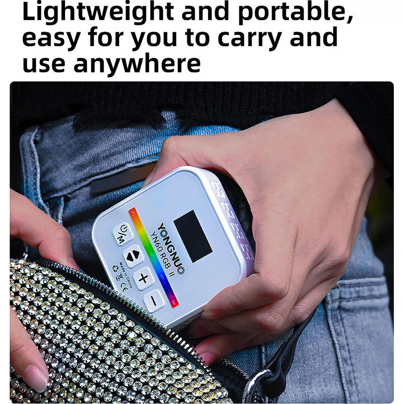 Yongnuo YN60 RGB II Pocket LED Light Panel (Black)