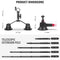 Neewer 3-in-1 Suction Cup Car Mount for Cameras