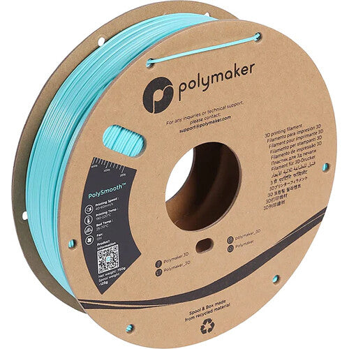 Polymaker 1.75mm PolySmooth Filament (750g, Polymaker Teal)