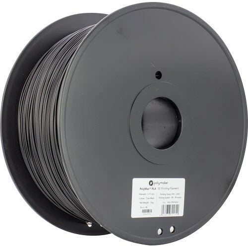 Polymaker 1.75mm PolyMax PLA Filament (3kg, Black)