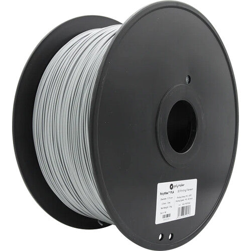 Polymaker 1.75mm PolyMax PLA Filament (3kg, Gray)