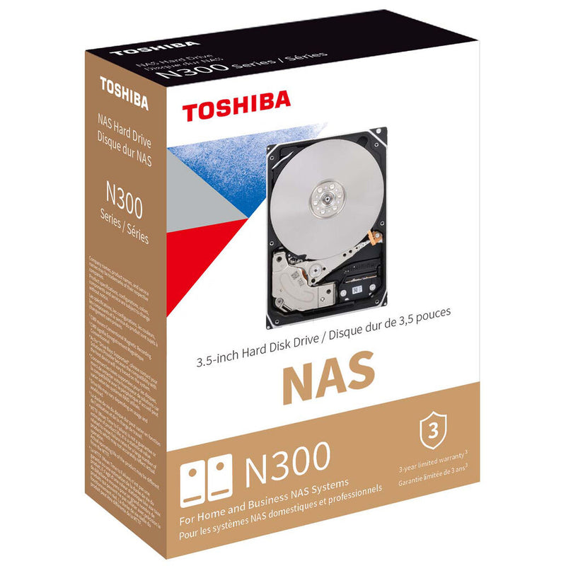 Toshiba 16TB N300 7200 rpm SATA III 3.5" Internal NAS HDD