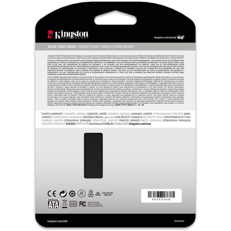 Kingston 2TB KC600 SATA III 2.5" SED Internal SSD