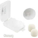 Bubblebee Industries The Outdoor Mic Kit for Sennheiser ME 2-II Lavalier (White)