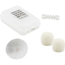 Bubblebee Industries The Outdoor Mic Kit for Sennheiser ME 2-II Lavalier (White)