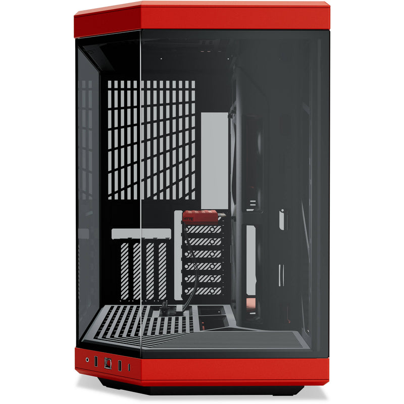 HYTE Y70 Mid-Tower Case (Red and Black)