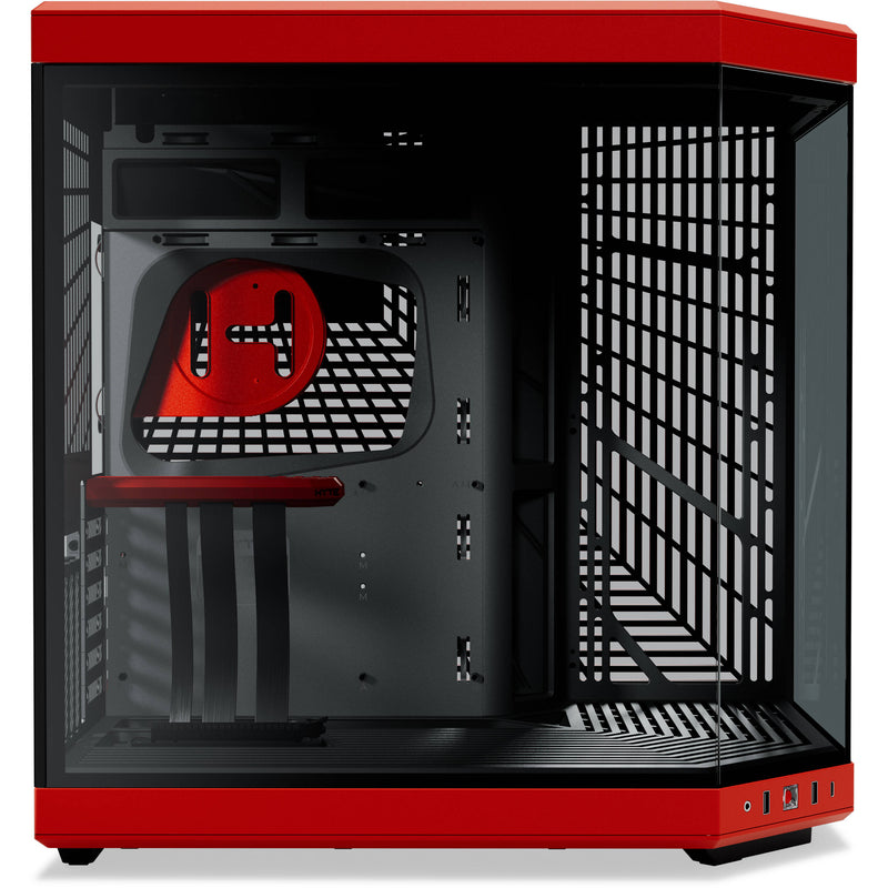 HYTE Y70 Mid-Tower Case (Red and Black)