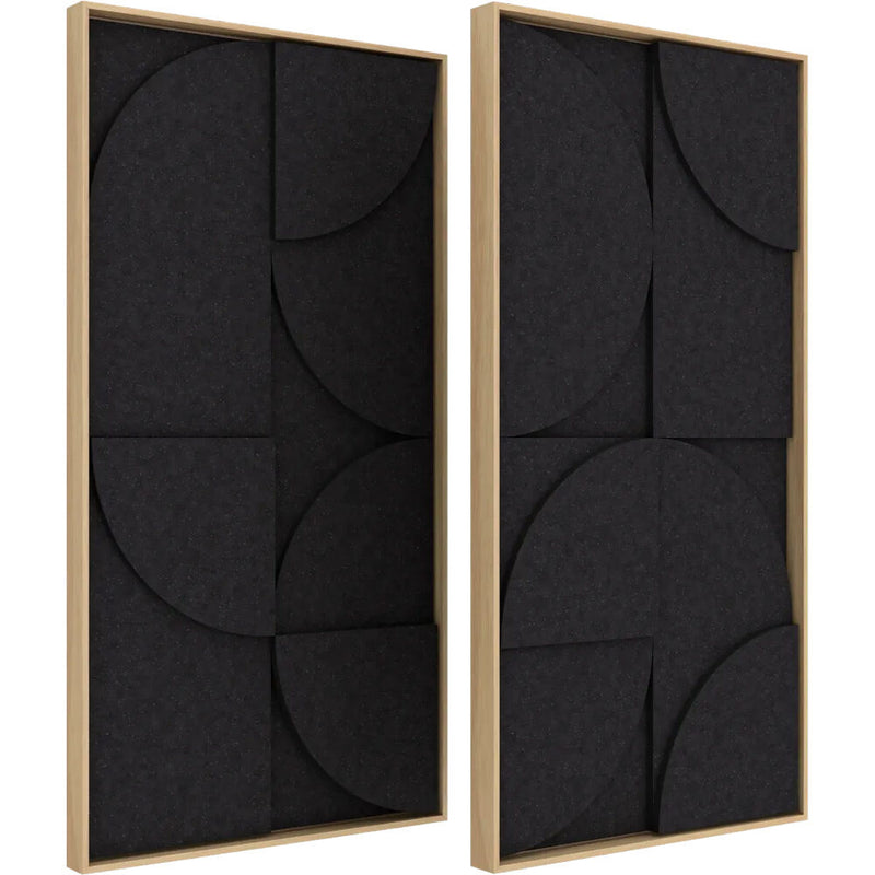 Vicoustic VicShape 3D Duo Acoustic Boards -47.8 25.24.5"2 (Black)