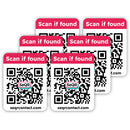 SeQR Contact Lost Item Labels (6-Pack)
