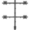 Rocstor ErgoReach EP5 Premium Quad Monitor Pole Mount