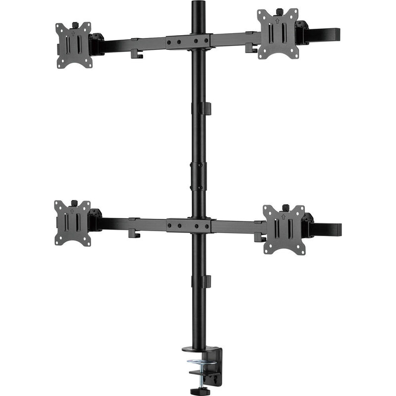 Rocstor ErgoReach EP5 Premium Quad Monitor Pole Mount